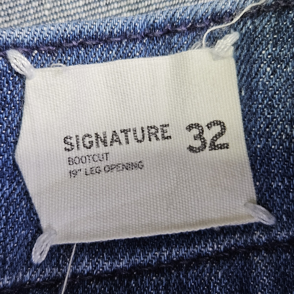 Hudson Jeans Womens 32 Beth Mid-Rise Baby Bootcut Flap Pocket Western Blue 32x30 - Picture 13 of 16